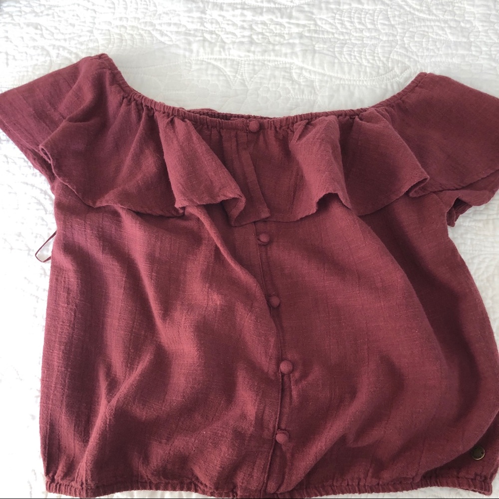 ROXY off the shoulder top